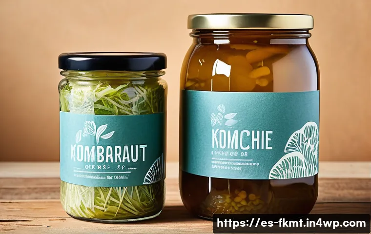 발효식품의 현대적 패키징 디자인 관련 이미지 1